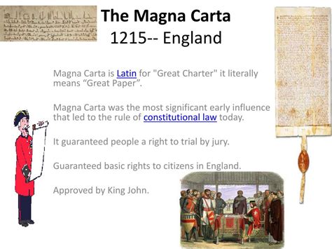 15 juin 1215 – La signature de la «Grande Charte» en Angleterre - Nima REJA
