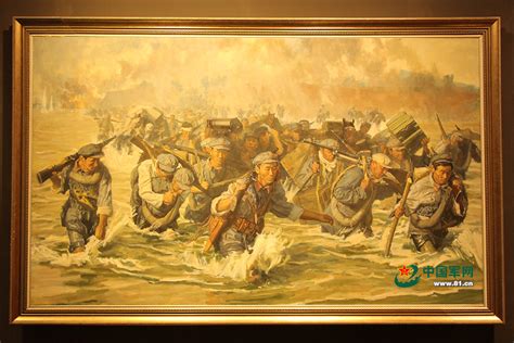 油画里的长征 - 中国军网