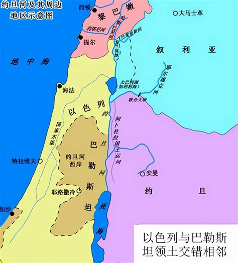 【巴以冲突两国疆域对比】巴勒斯坦和以色列领土变化，四幅图分别是1946、1947、1967、2022两国领土面积图，绿色... - 雪球
