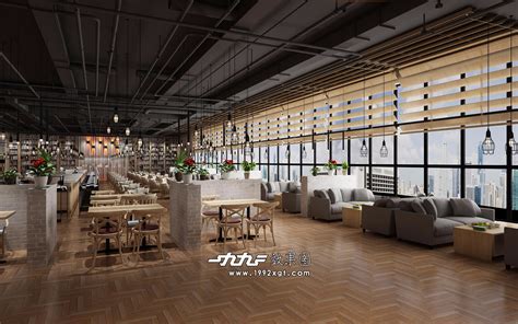 咖啡馆|空间|室内设计|效果图小静 - 原创作品 - 站酷 (ZCOOL)
