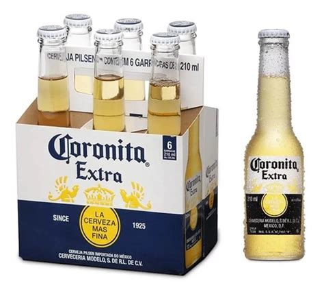 Cerveja Coronita Extra 210ml Pack (06 Unidades) | Mercado Livre