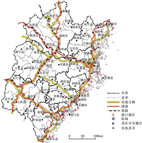 The Integrated Transportation Accessibility in Fujian Province and Its ...