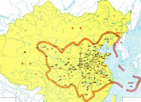 夏朝疆域图图片