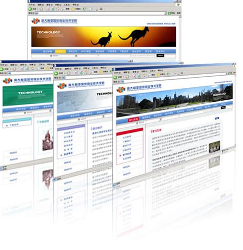 澳大利亚国家商业技术学院网站设计网站设计-风火锐意设计有限 ...