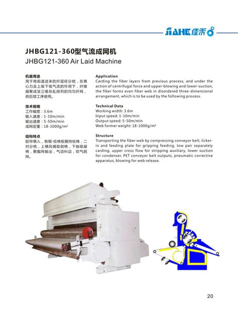 JHBG121-360型气流成网机 - 气流成网机 - 仪征市佳禾机械有限公司