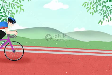 自行车大赛插画海报练习_兔兮-站酷ZCOOL