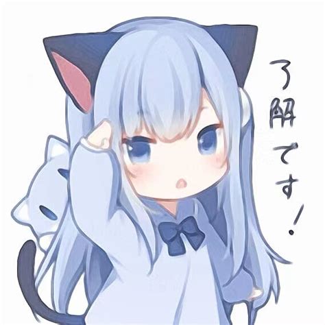 猫鱼动漫头像图片