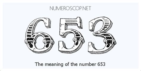 QUE SIGNIFICA EL NÚMERO 653 - Significado de los Números