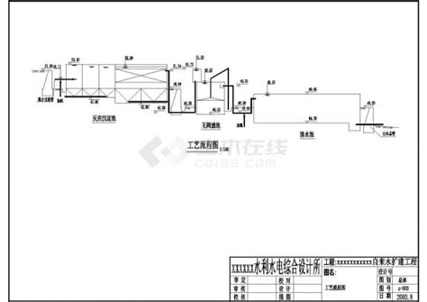 某地某自来水公司给水管道施工图CAD图纸_土木在线