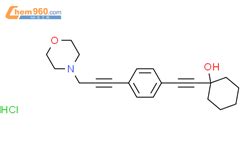 1-[2-[4-(3-morpholin-4-ylprop-1-ynyl)phenyl]ethynyl]cyclohexan-1-ol ...