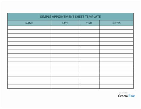 21+ Appointment Schedule Templates - DOC, PDF | Free & Premium Templates
