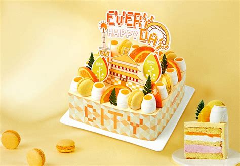 8英寸CITY生日蛋糕-御品轩官网