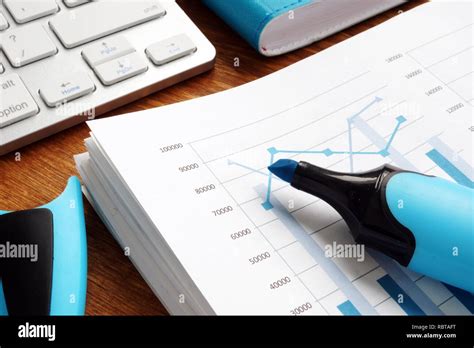 Magnified Finance Documents And Charts On Black Background, 3d Illustration Finance Report, Hd ...