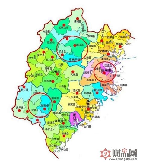 福州市行政区划地图：福州市辖6个市辖区1个县级市6个县分别是哪些？