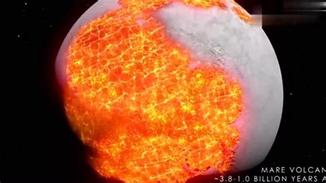 月亮的8个变化过程，月球的演变过程NASA高清动画值得观看