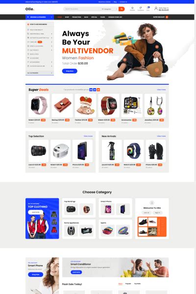 购物商城网站模板，html网站模板代码-17素材网