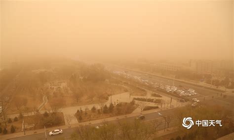 新疆喀什叶城县遭遇强沙尘暴 最小能见度660米-天气图集-中国天气网