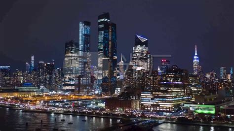 美国纽约帝国大厦夜景 图片 | 轩视界