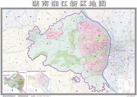 [长沙] 重磅！湘江新区地图首次公布，规划细节史上最全