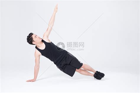 运动健身男性单手支撑高清图片下载-正版图片500902544-摄图网