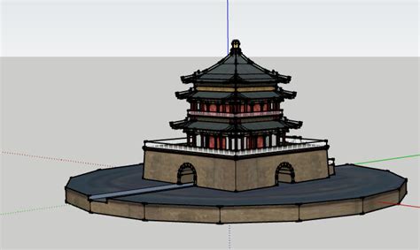 西安小雁塔3D模型_荐福寺西安地标性建筑_3dsMax下载(编号:6576445)_3D模型_光厂(VJ师网) www.vjshi.com