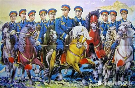 开国十大大将年轻时的珍贵彩色照片，图一为“中国的战略家”粟裕