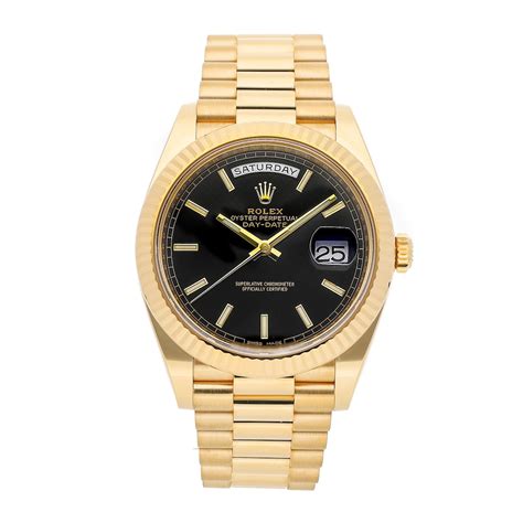 Rolex Day-Date 40 Yellow Gold White Roman Dial 228238