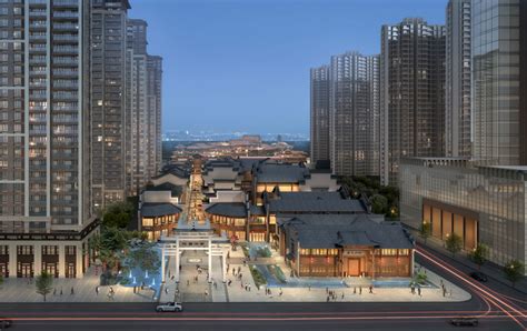 荆州商业街设计方案由广东天霸设计打造更融合美学商业_专业购物中心设计-站酷ZCOOL