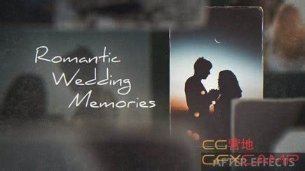 AE模板-浪漫爱情婚礼回忆照片相册片头 Romantic Wedding Memories – 龋齿一号GFXCamp