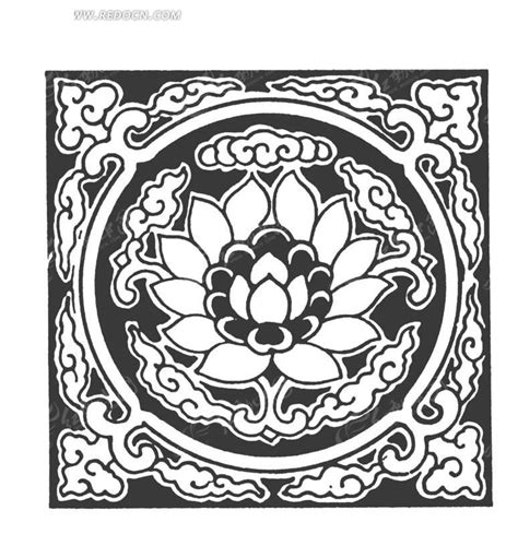 莲花吉祥图案图片