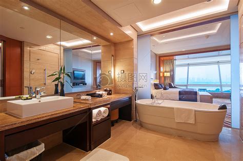 高级酒店的洗手间高清图片下载-正版图片500420413-摄图网