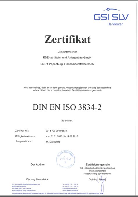 Certyfikat PN-EN ISO 3834-2:2007 | ASAP S.A.