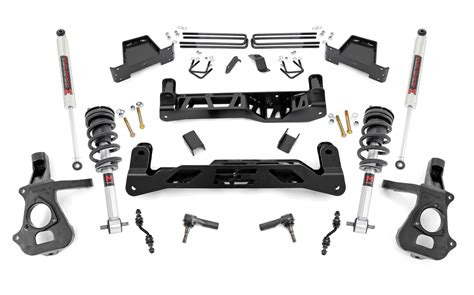 Rough Country 7" Lift Kit w/M1 Struts for 2014-2018 Chevy/GMC 1500 2WD ...