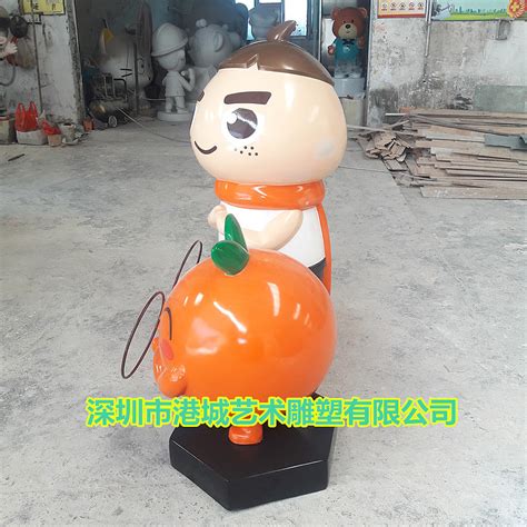 电商打车软件形象吉祥物玻璃钢卡通鹿熊雕塑定制哪家好_港城雕塑-站酷ZCOOL