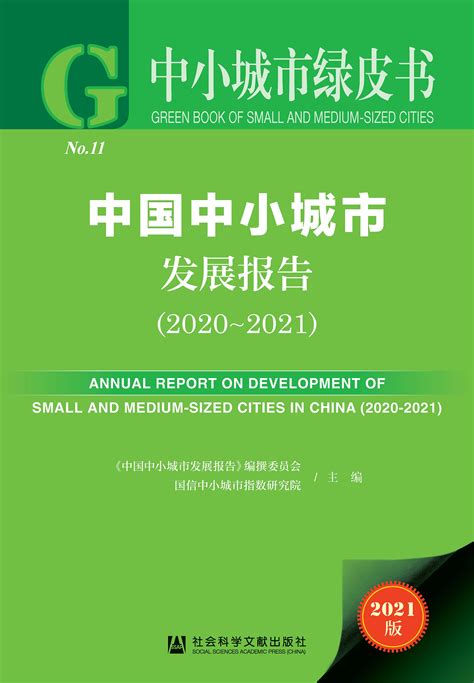 中国中小城市发展报告（2020～2021）_皮书数据库
