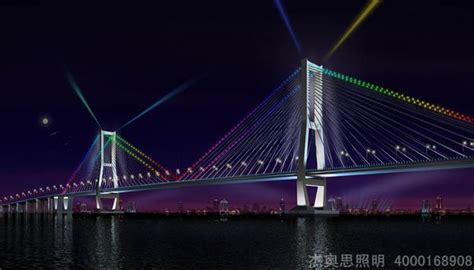 亿帆光电--拉索桥桥梁夜景亮化照明工程案例-搜狐大视野-搜狐新闻
