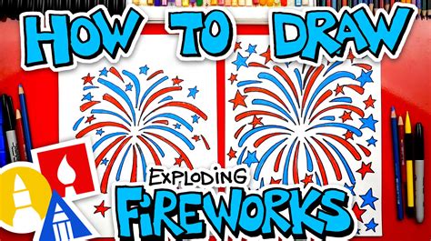 How To Draw Fireworks Step By Step Easy