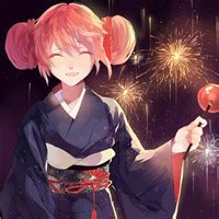 和服美女非主流头像