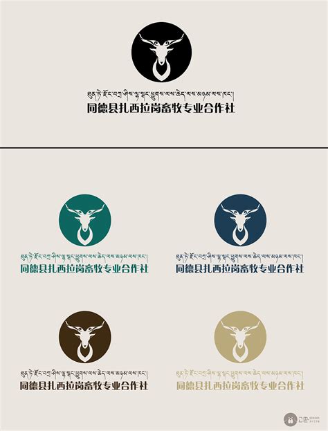 畜牧合作社---藏式logo#藏式设计_公巴设计工作室-站酷ZCOOL
