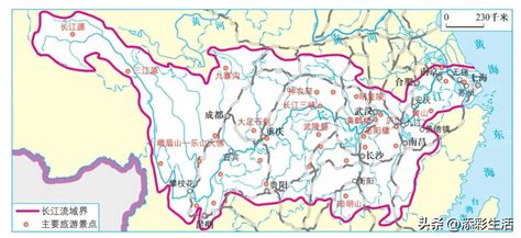 长江流域图_中国地理地图_初高中地理网
