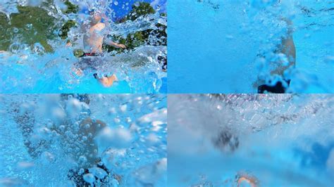 小男孩在泳池游泳高清图片下载-正版图片501651357-摄图网