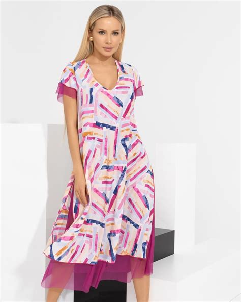 Платье CHARUTTI 395065 разноцветный купить с доставкой по России | BelaRosso-shop.ru