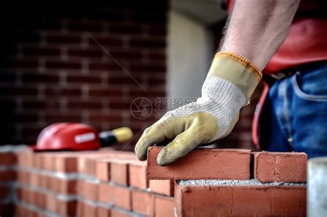 砌砖的工人高清图片下载-正版图片600300161-摄图网