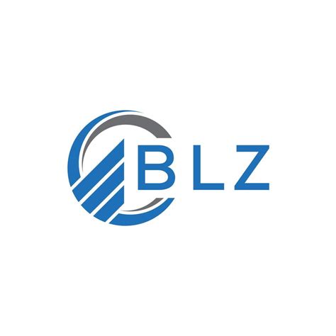 BLZ Flat accounting logo design on white background. BLZ creative ...