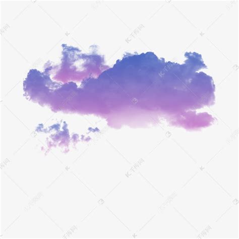 紫色云朵 素材图片免费下载-千库网