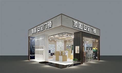 顶固五金：门店展示_顶固安全智能锁-站酷ZCOOL