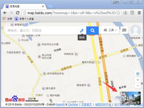 地图上 的图像结果