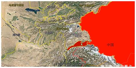 瓦罕走廊地图图片