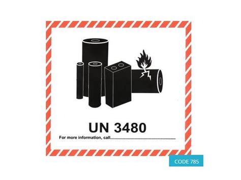 Class 9A Lithium Battery Label with UN3480 number – Gobo Trade Ltd.