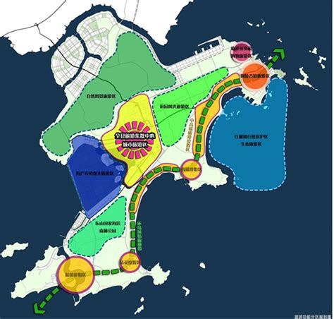 东山岛手绘地图-东山岛滨海旅游度假区